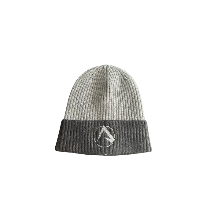 An Outdoor Life Grey and Black Cuffed Beanie