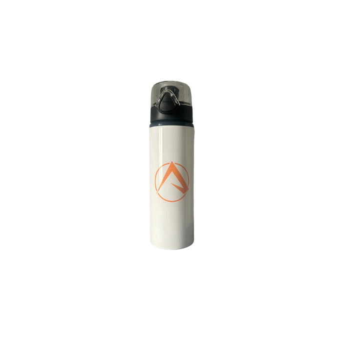 An Outdoor Life Metal Insulated Cup With Orange Logo