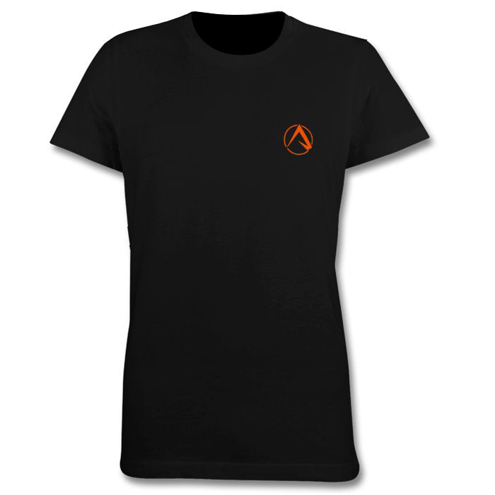 Black and Orange Short Sleeve T-Shirt