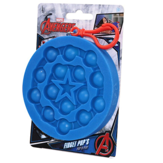 Captain America Fidget Pop Keychain